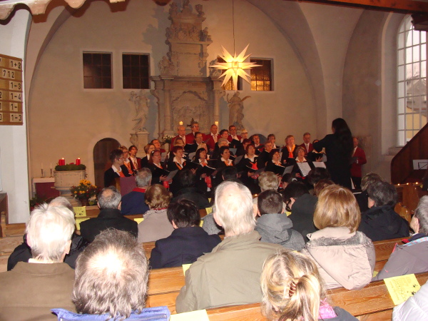 Konzert in Neschwitz unter der Leitung von Bettina Rohn